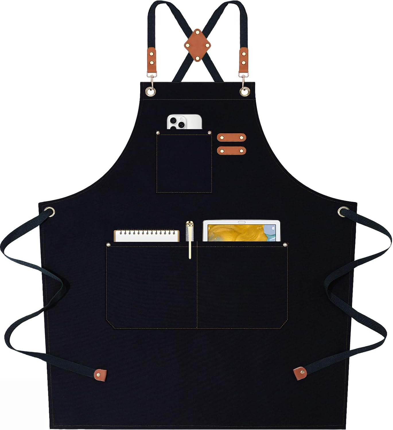 12 oz Cotton Canvas Cross-Back Apron